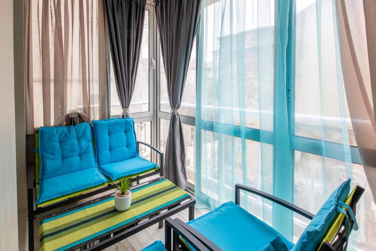 Blue Тerrace Apartment Top Center 瓦爾納 外观 照片
